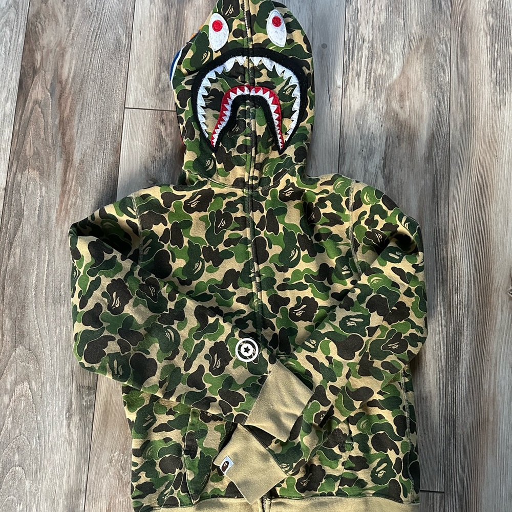 CAMO ABC FULLZIP BAPE HOODIE